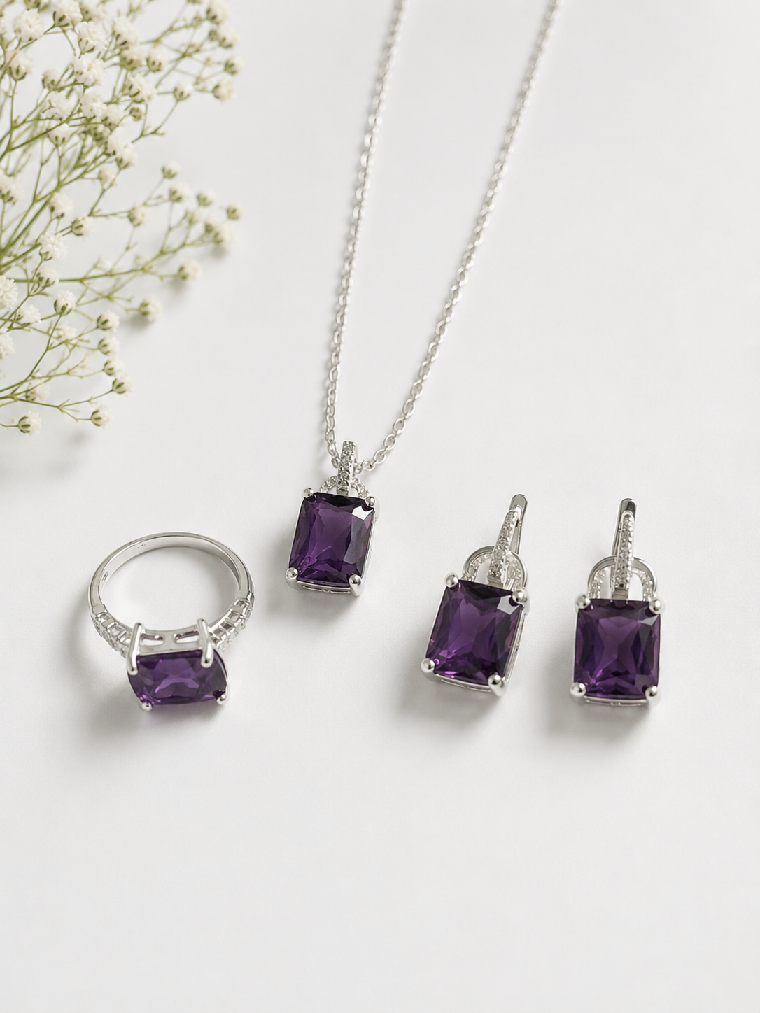 Amethyst Edit — Jewellery Set