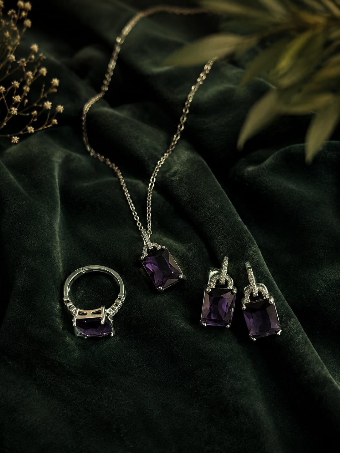 Amethyst Edit — Jewellery Set